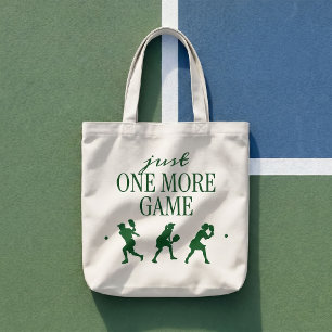 Bolso De Tela Solo un Juego Más Jugador de Pickleball