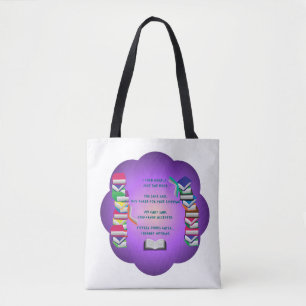 Bolso De Tela Sólo un libro… Seguro