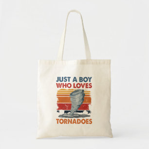 Bolso De Tela Solo Un Niño Que Ama La Tormenta Del Tiempo De Tor