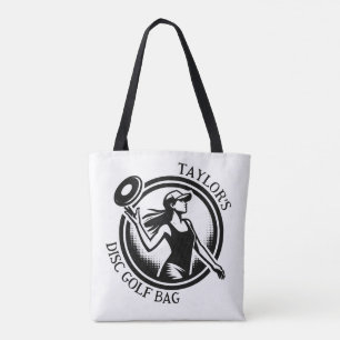Bolso De Tela Sólo una chica a la que le gusta el disco Golf per