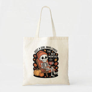 Bolso De Tela Solo una chica que ama la Navidad de los meses Ber