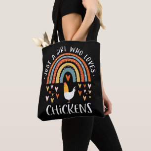 Bolso De Tela Solo una chica que ama los regalos arcoíris de pol