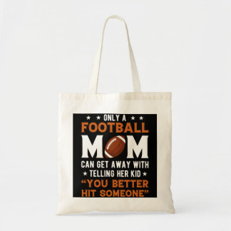 Bolso De Tela Solo Una Madre De Fútbol