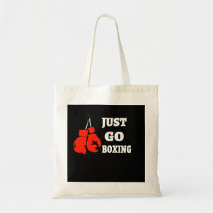 Bolso De Tela Solo ve a boxear Los mejores regalos de boxeo pa