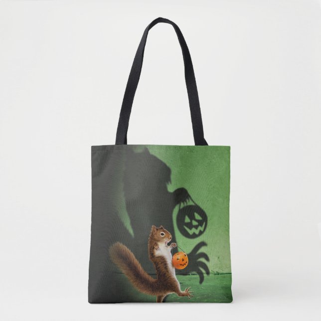 Bolso De Tela Sombra de ardilla temblorosa (Anverso)
