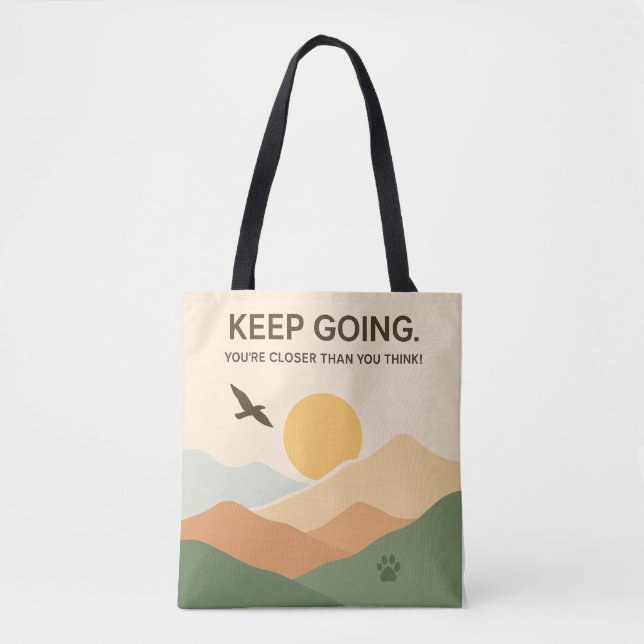 Bolso De Tela Sombra de fuerza (Anverso)