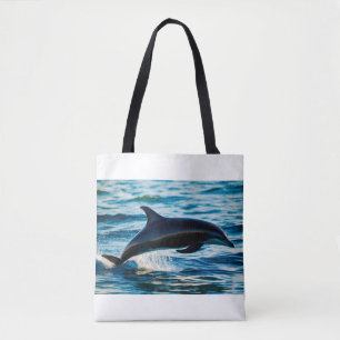 Bolso De Tela Sombra del Mar: El Delfín Negro