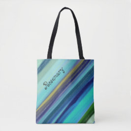 Bolso De Tela Sombras de mar profundo personalizadas con nombre