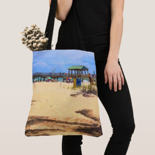 Bolso De Tela Sombras de Palmeras