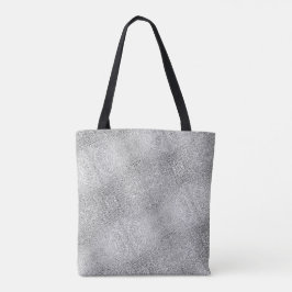 Bolso De Tela Sombras de Purpurina digital gris texturizado