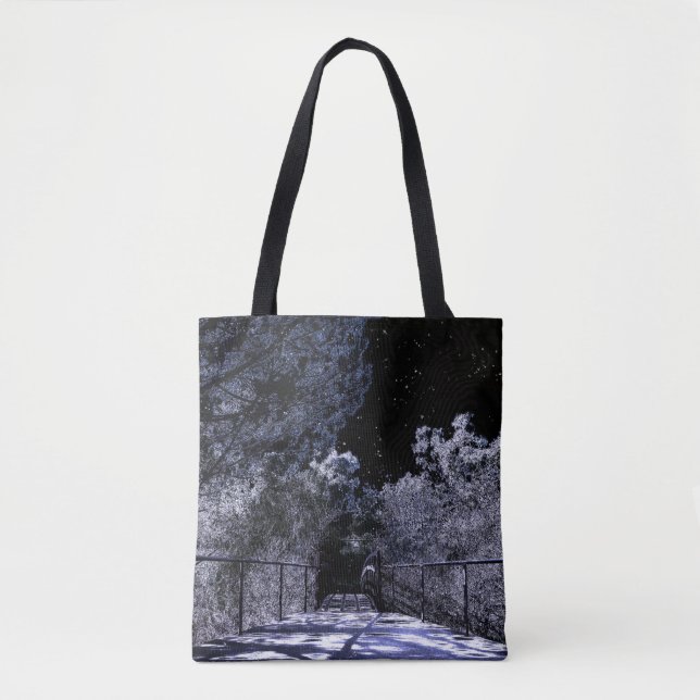 Bolso De Tela Sombras lunares - (Anverso)