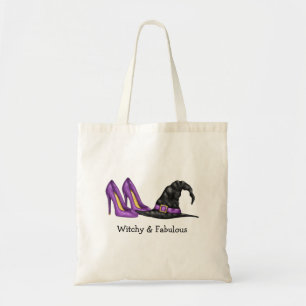 Bolso De Tela Sombrero y zapatos de bruja caprichoso Halloween