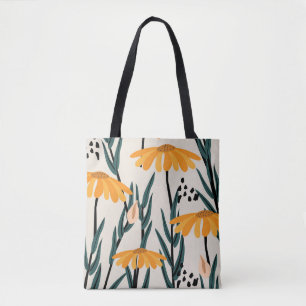 Bolso De Tela Sombrillas amarillas