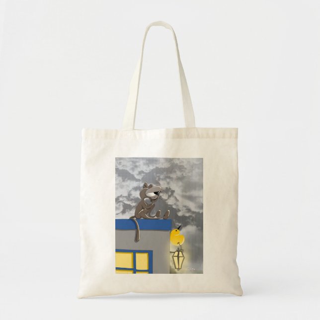 Bolso De Tela Somebird - Cat (Frente)