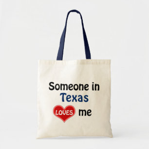 Bolso De Tela Someone in Texas loves me