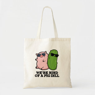 Bolso De Tela Somos como un divertido bollo de cerdo