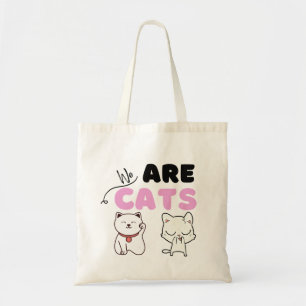 Bolso De Tela "Somos gatos" súper guto