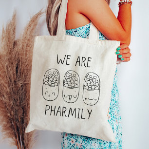 Bolso De Tela Somos harmiales Funny Pharmacy Technician
