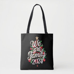 Bolso De Tela Somos Navidades Familiares 2024 Pajama Coincidiend