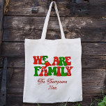 Bolso De Tela Somos Navidades Personalizados familiares 2023 Per<br><div class="desc">Acepte el espíritu festivo con la Bolsa de Tote Personalizada 2023 de los Navidades Personalizados "Somos familia", la combinación perfecta de estilo, sentimiento y alegría económica. Este tote personalizado es más que una simple bolsa; es un accesorio reconfortante que le da un toque especial a sus celebraciones navideñas. Personalizada con...</div>