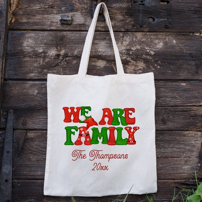 Bolso De Tela Somos Navidades Personalizados familiares 2023 Per (Subido por el creador)