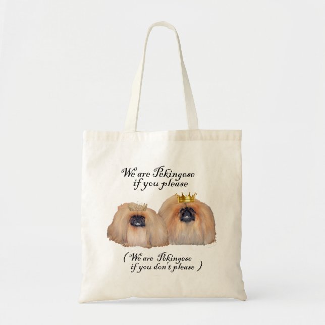 Bolso De Tela Somos pequinés (Frente)