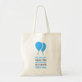 Bolso De Tela Somos sólo globos