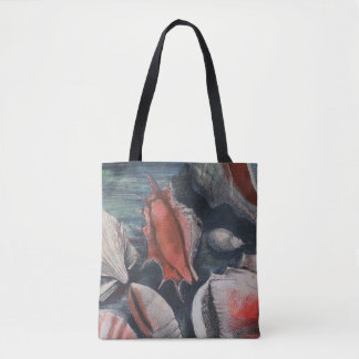 Bolso De Tela Sonata de Conchas Marinas