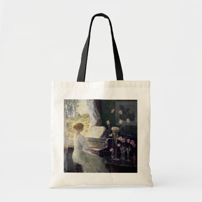 Bolso De Tela Sonata de Frederick Childe Hassam (Frente)