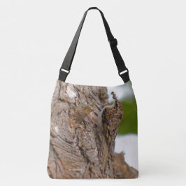 Bolso De Tela Songbird de Treecreeper estadounidense con un sabr