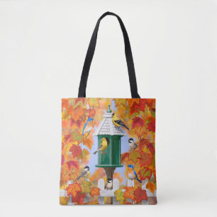 Bolso De Tela Songbirds en otoño