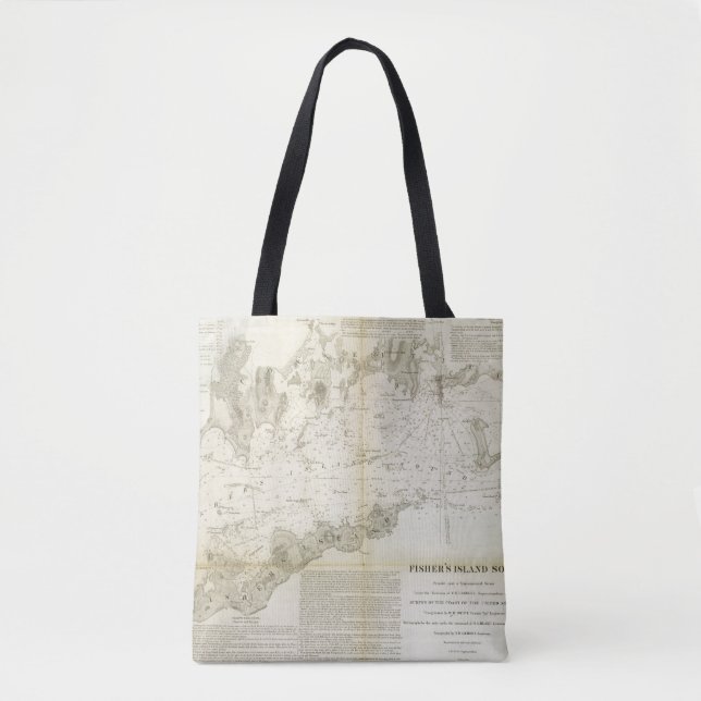 Bolso De Tela Sonido de la isla de Fisher (Anverso)