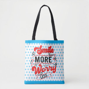 Bolso De Tela Sonreir más