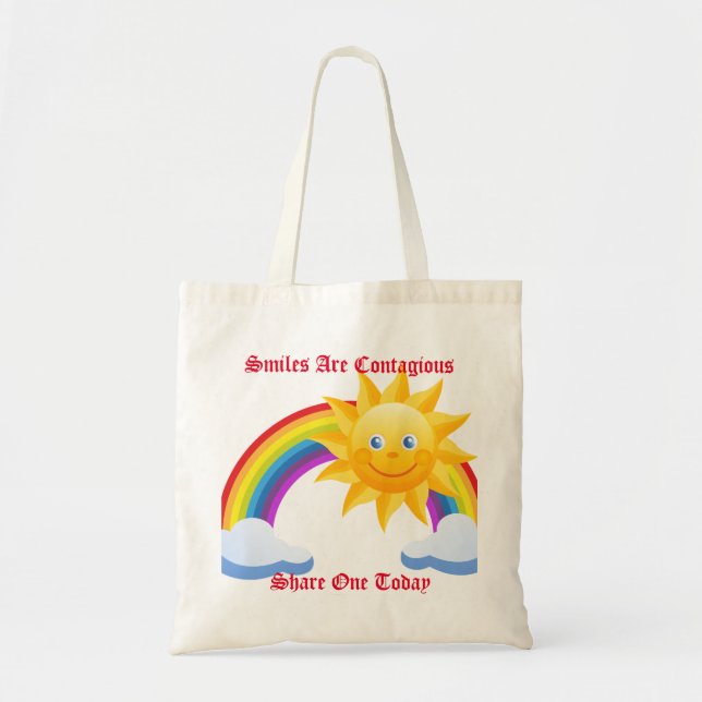 Bolso De Tela Sonrisa (Frente)