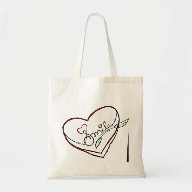 Bolso De Tela sonrisa (Frente)