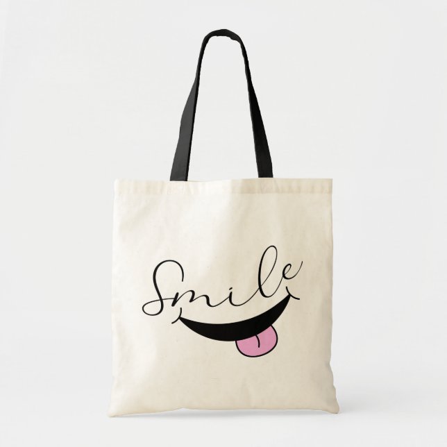 Bolso De Tela Sonrisa (Frente)