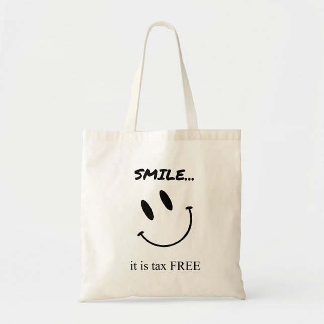 Bolso De Tela Sonrisa (Frente)