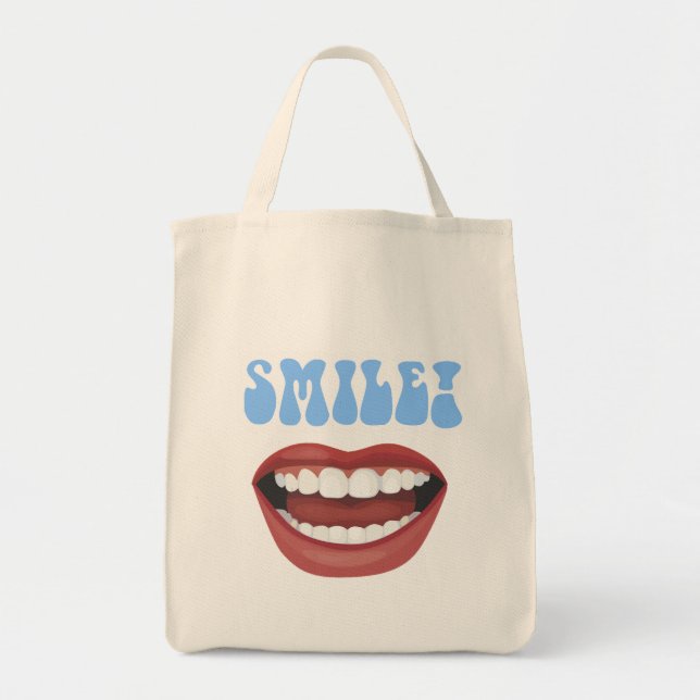 BOLSO DE TELA SONRISA (Frente)