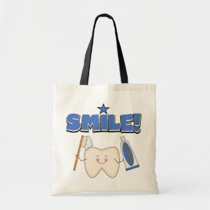 Bolso De Tela SONRISA - camisetas y regalos del diente