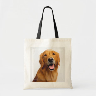Bolso De Tela Sonrisa de Golden Retriever