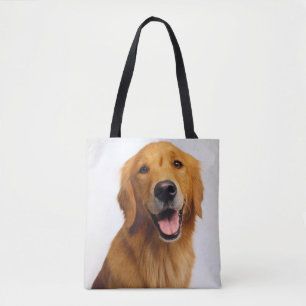 Bolso De Tela Sonrisa de Golden Retriever