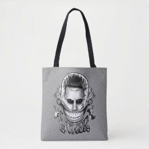 Bolso De Tela Sonrisa del comodín del pelotón el del suicidi