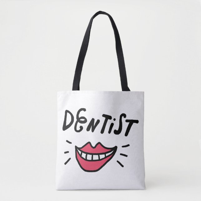 Bolso De Tela Sonrisa del dentista (Anverso)