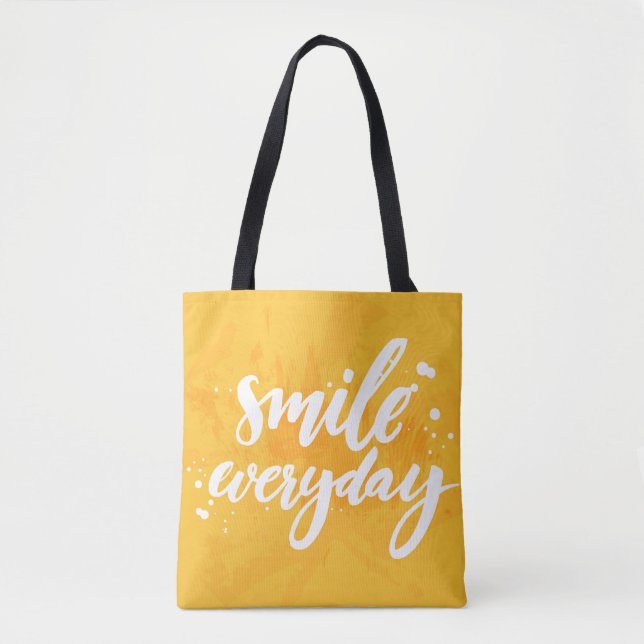 Bolso De Tela Sonrisa diaria (Anverso)
