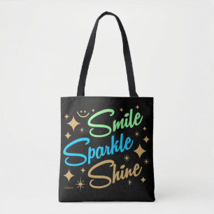 Bolso De Tela SONRISA, ESPLÉNDIDO, BRILLANTE... Motivador e insp