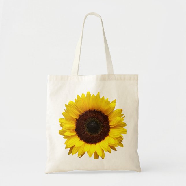 Bolso De Tela Sonrisa grande/girasol amarillo (Frente)