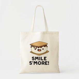 Bolso De Tela Sonrisa Smore Funny Sweet Food Pun