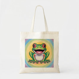 Bolso De Tela Sonrisa suave de rana