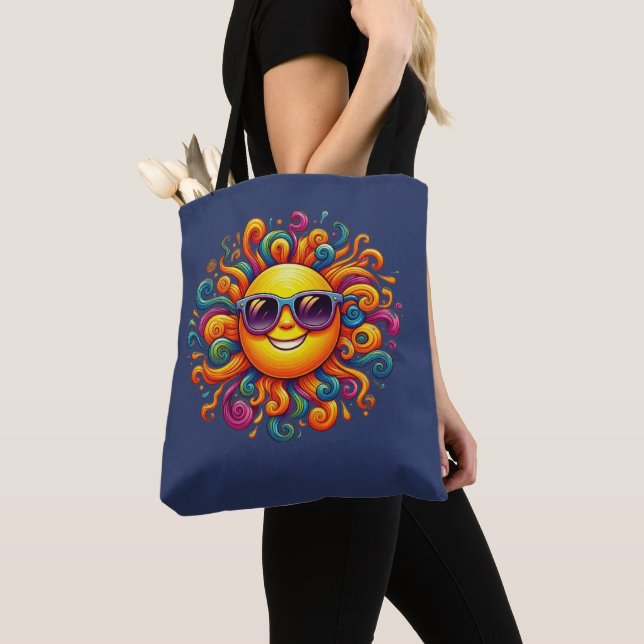 Bolso De Tela Sonrisas soleadas de verano- (Detalle)