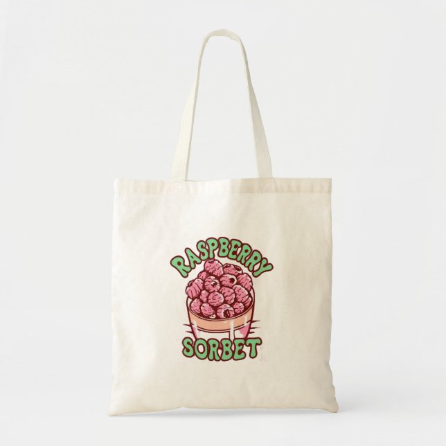 Bolso De Tela Sorbete de frambuesa (Frente)